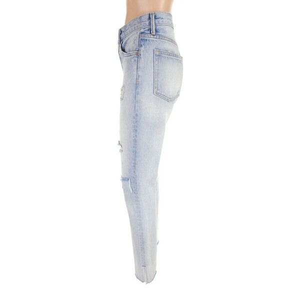 GRLFRND Karolina High-Rise Raw Edge Jeans 24 XXS Dont Cry Daddy $225 - Picture 6 of 16